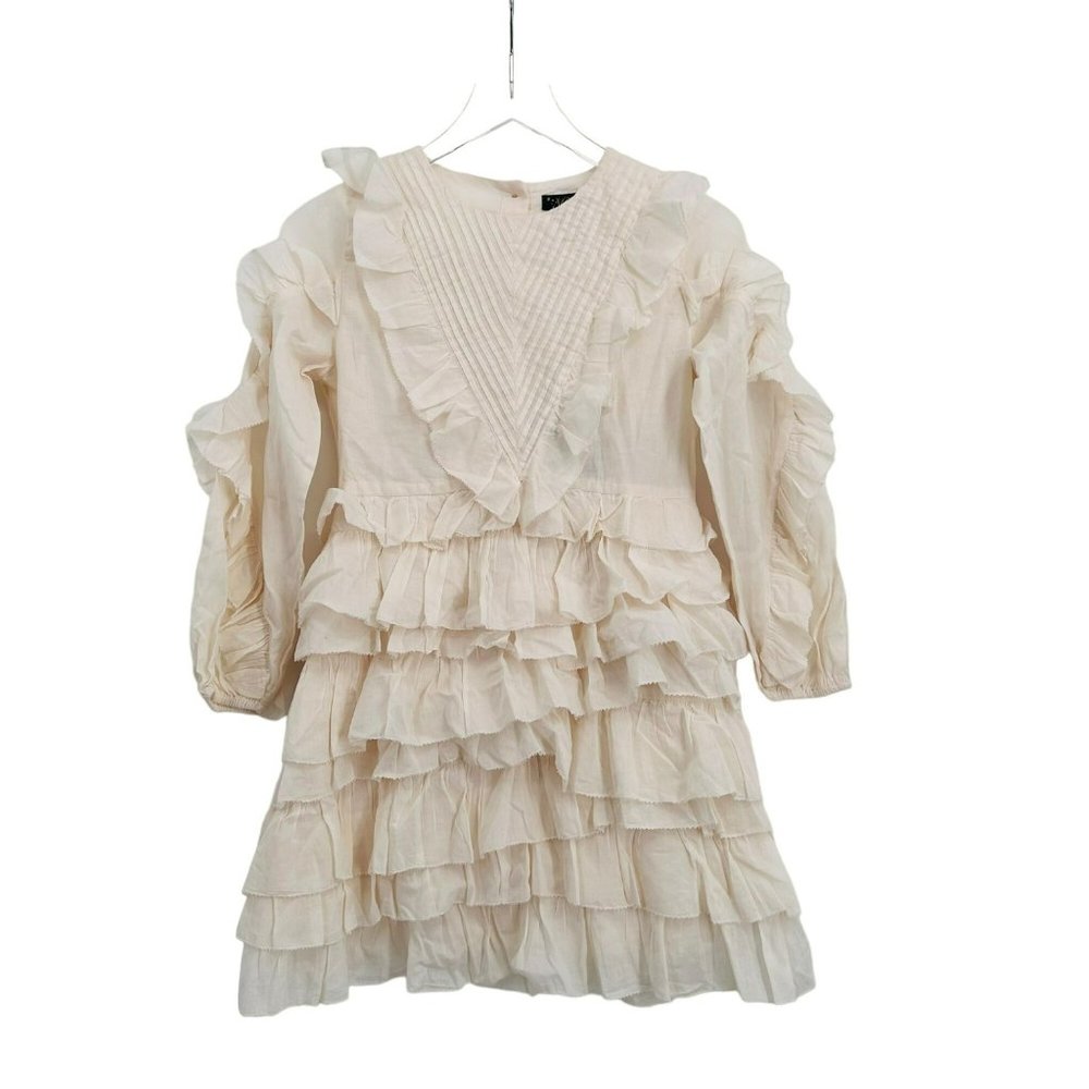 Velveteen Girls Size 8 Winona Cotton Ruffle Dress